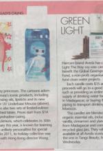 Aveda Newspaper Clippings
